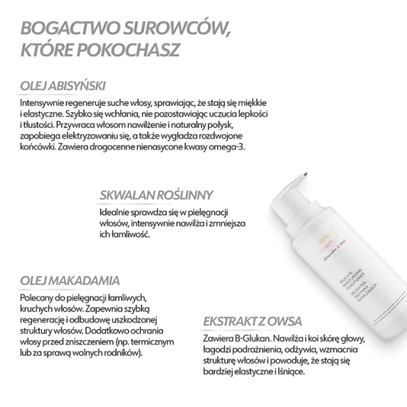 Delikatna odżywka nawilżająca